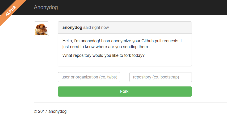 Anonymize your pull requests in GitHub